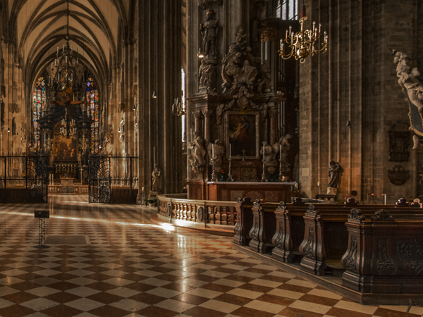 Interior of the cathedral