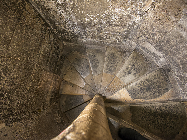 Steps leading to the South Tower