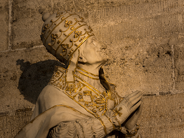 Statue inside the cathedral