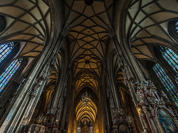 Interior of the cathedral